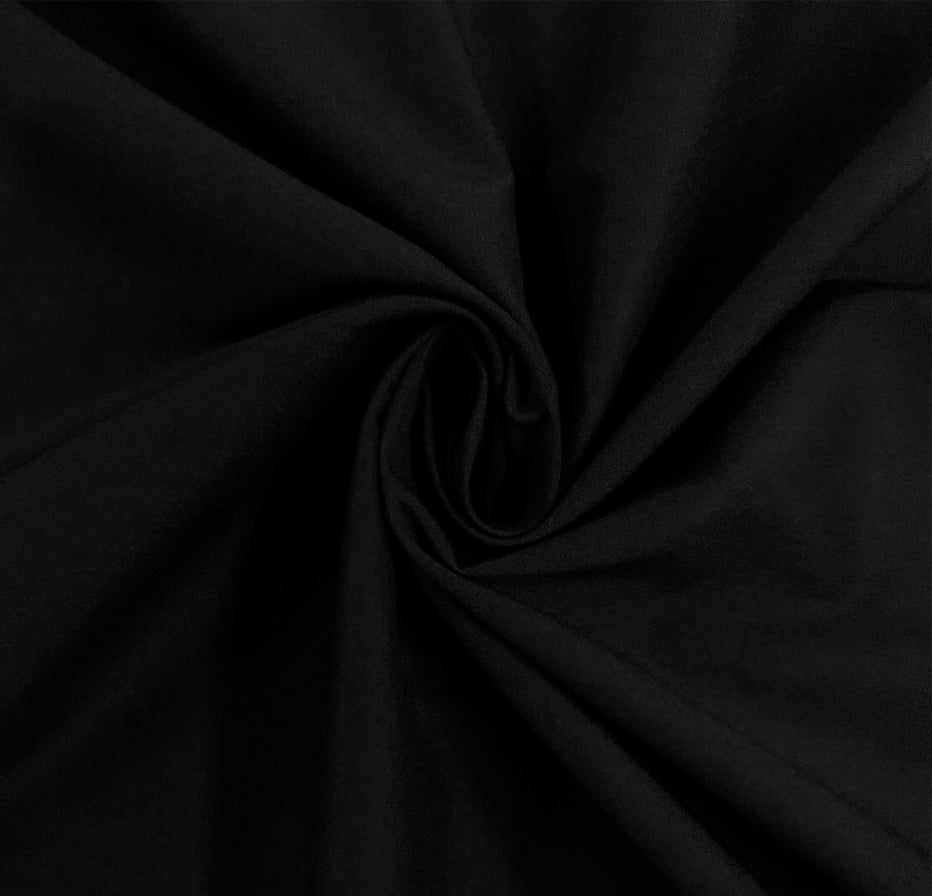 Bustangi - Black Unstitched Cambric Trouser