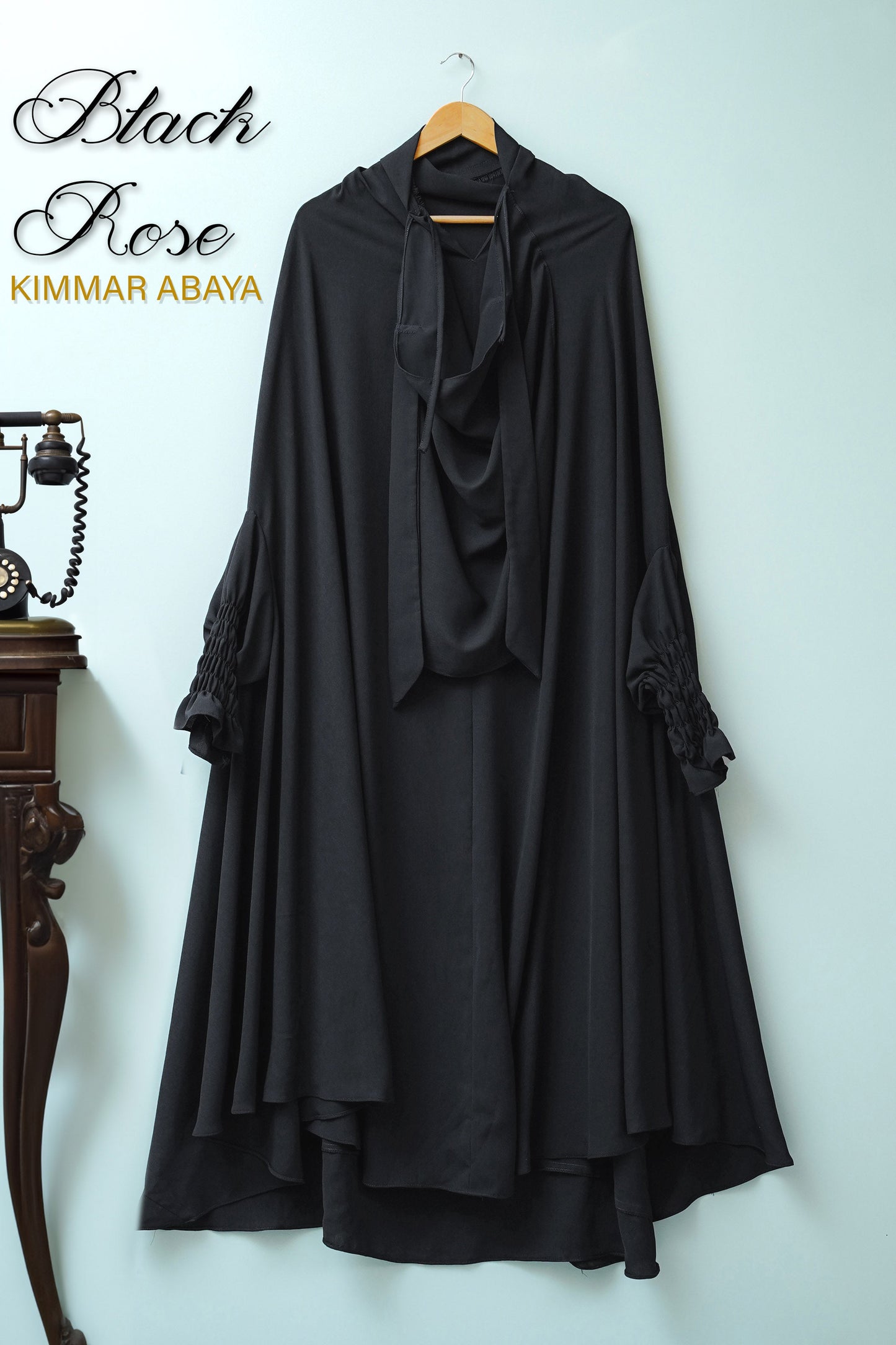 Bustangi - Black Rose Khimar