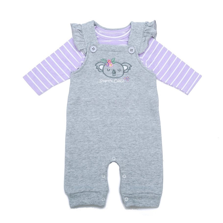 Cuddle & Cradle - Koala Romper set (Embroidered)