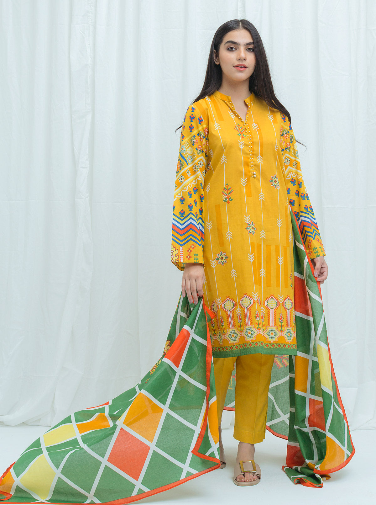 Beechtree - Classic Mustard -Printed -3P