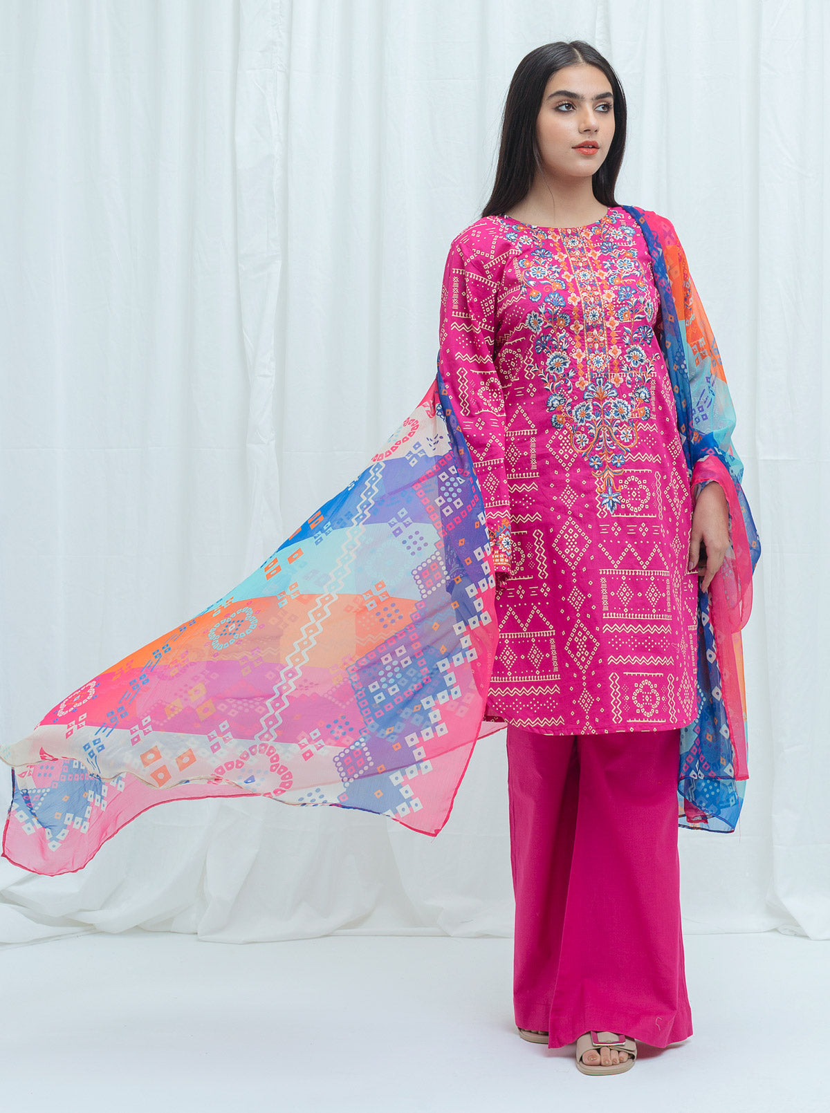 Beechtree - Magenta Magic-Embroidered-3P