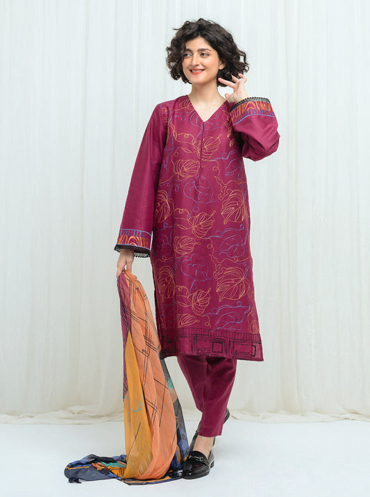 Beechtree - Berry Blossom-Embroidered-2P