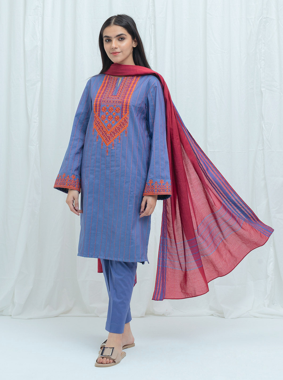 Beechtree - Blue Blush-Jacquard-2P