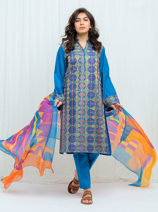 Beechtree - Cobalt Glaze -Embroidered-2P