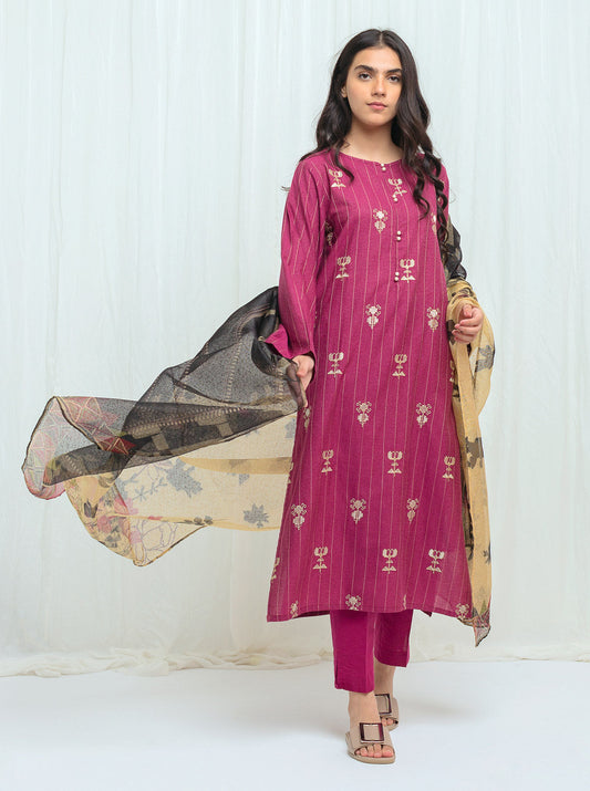 Beechtree - Cherry Plum -Embroidered-3P