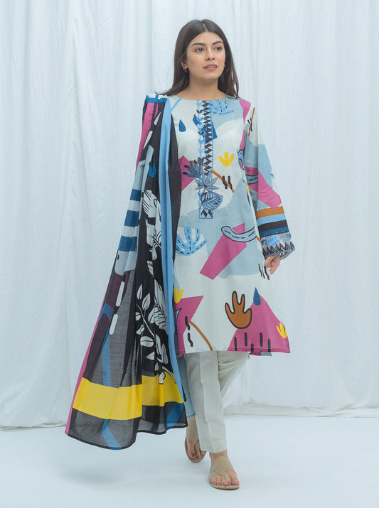 Beechtree - Spring Petals-Embroidered-2P (UNSTITCHED)