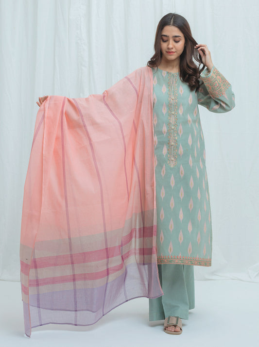 Beechtree - Jade Muse-Jacquard-2P (UNSTITCHED)