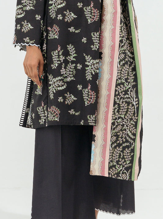 Beechtree - Luxe Black-Printed-2P (UNSTITCHED)