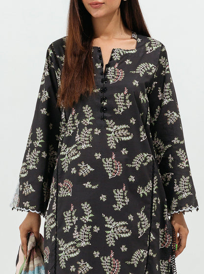 Beechtree - Luxe Black-Printed-2P (UNSTITCHED)