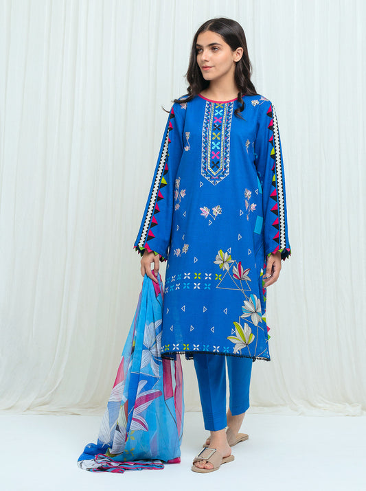 Beechtree - Imperial Blue - Embroidered - 3P