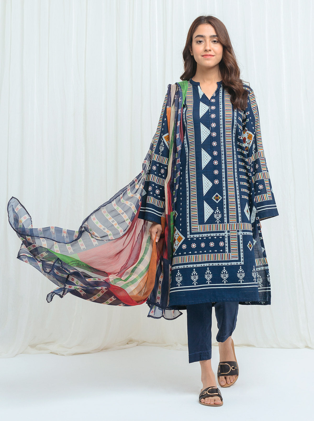 Beechtree - Navy Charm - Printed - 3P