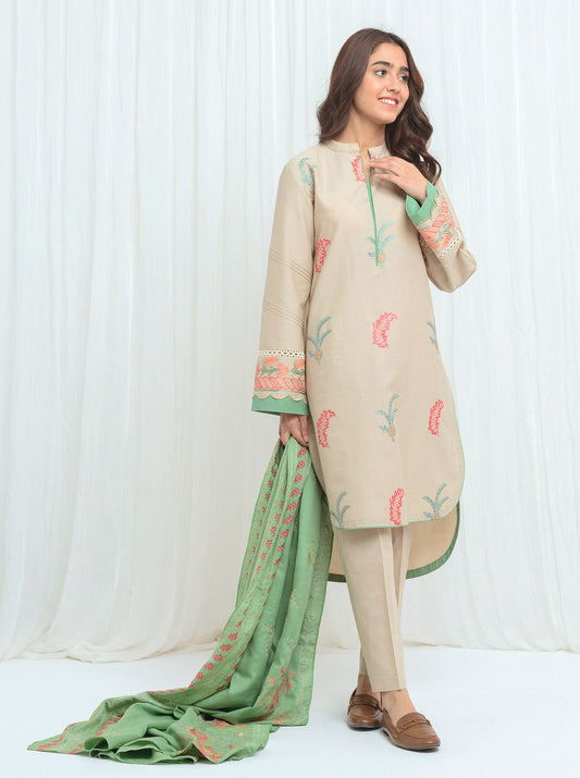 Beechtree - Divine Jewel With Embroidered Shawl - 3P