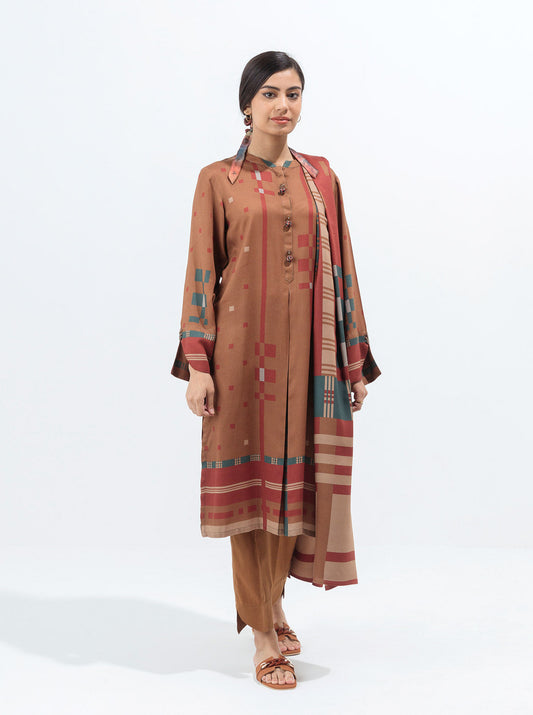 Beechtree - Earthy Tones-Printed-2P (UNSTITCHED)