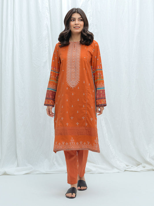 Beechtree - Majestic Marigold-Printed-1P (UNSTITCHED)