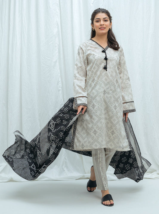 Beechtree - Monochrome Tale-Printed-3P (UNSTITCHED)