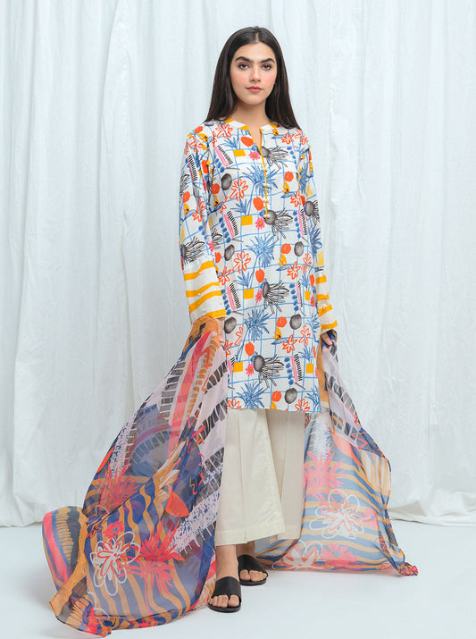 Beechtree - Candy Tuft-Printed -2P (UNSTITCHED)