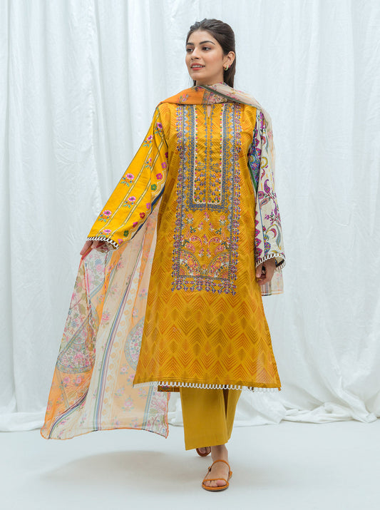 Beechtree - Amber Iris-Embroidered-2P (UNSTITCHED)