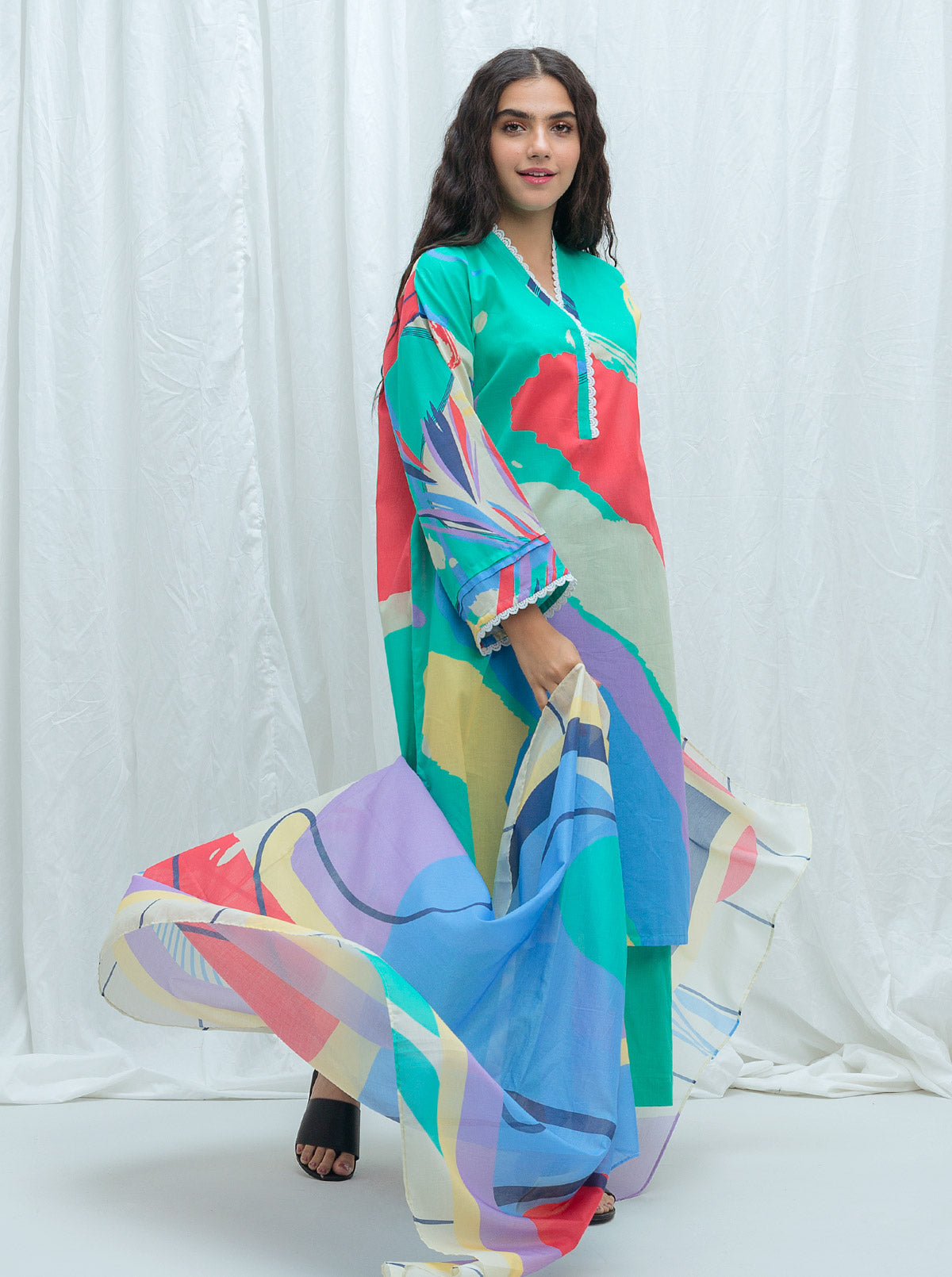 Beechtree - Color Stories-Printed-2P (UNSTITCHED)