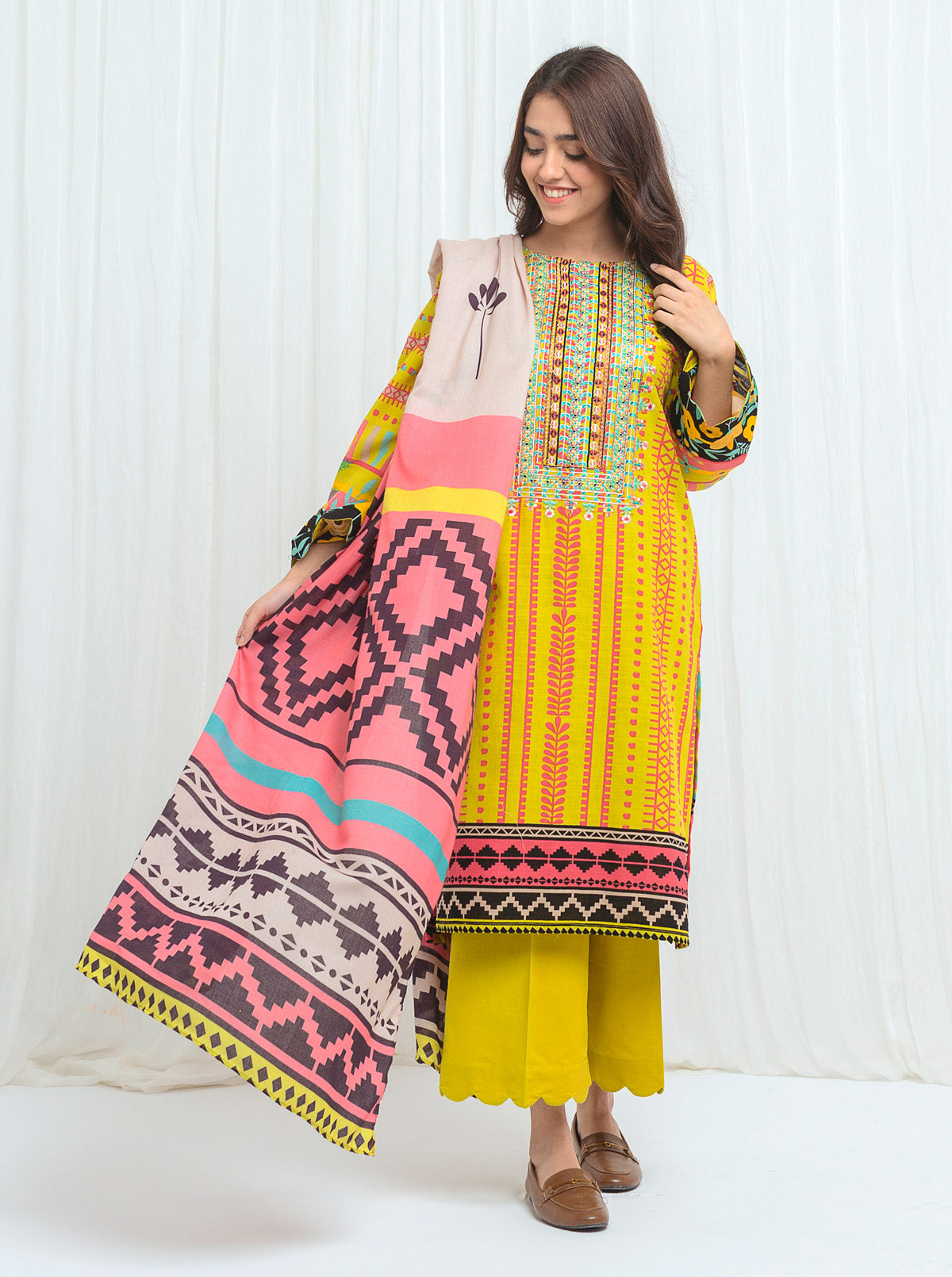 Beechtree - Afterglow Mist With Printed Shawl - 3P