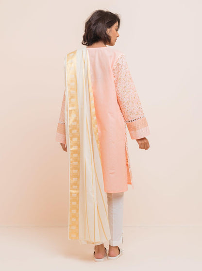 Beechtree - Printed Shirt With Dupatta