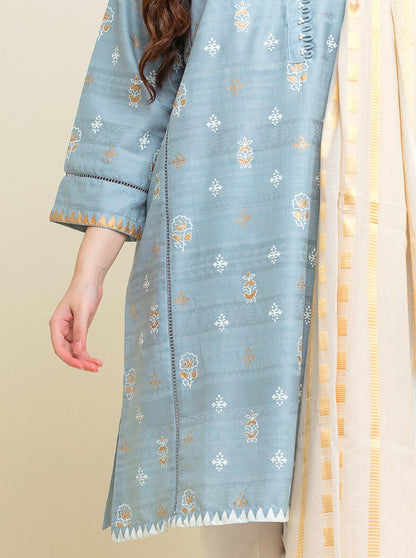 Beechtree - Printed Shirt With Dupatta