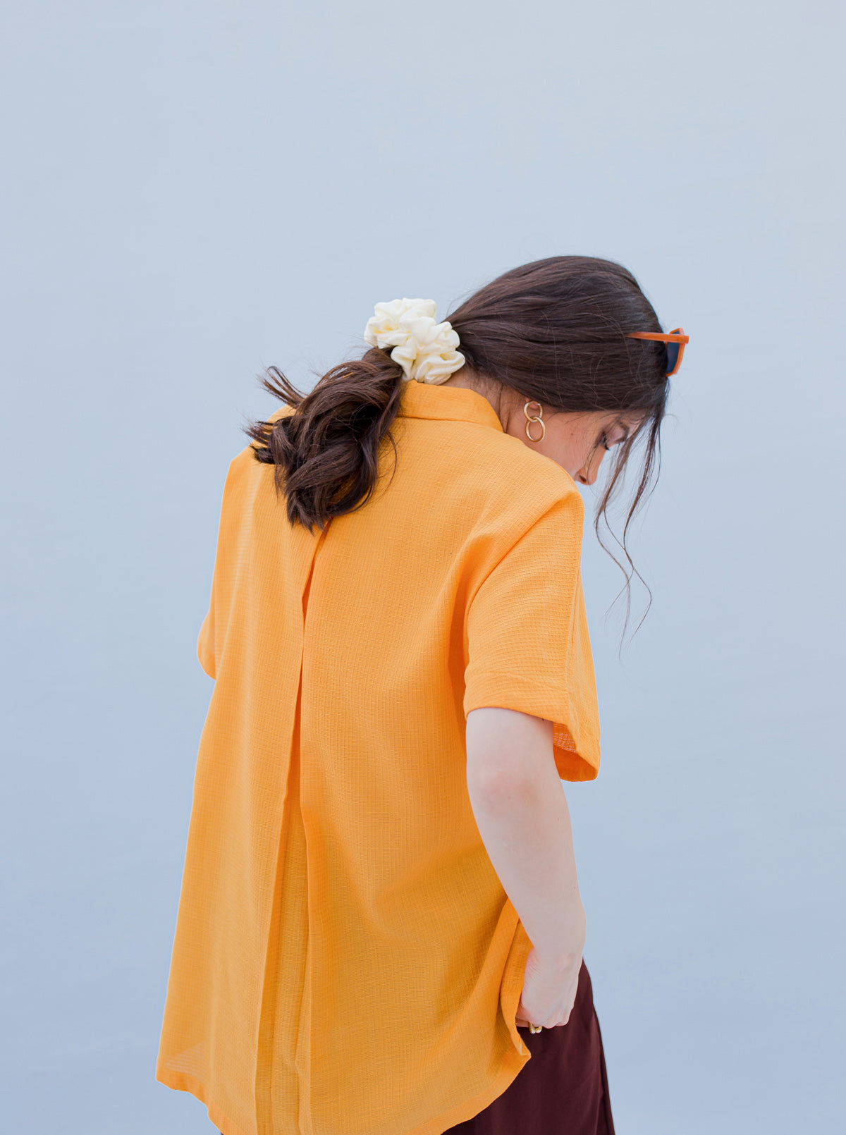 Beechtree - Yellow Short Sleeved Collar Shirt