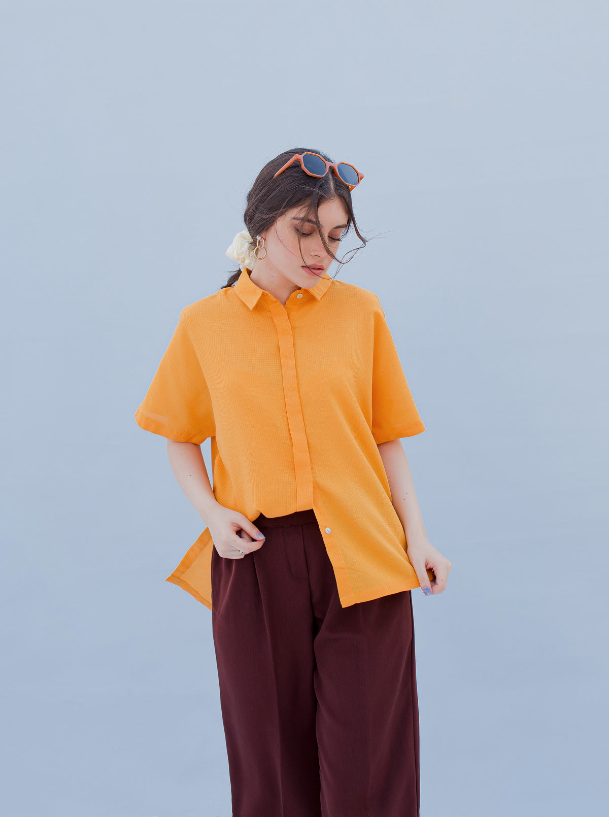 Beechtree - Brown Flowy Culottes