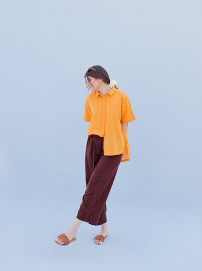 Beechtree - Brown Flowy Culottes