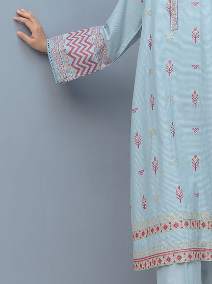 Beechtree - Embroidered Shirt With Pant