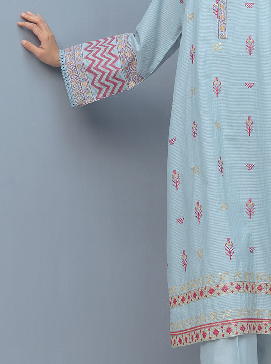 Beechtree - Embroidered Shirt With Pant