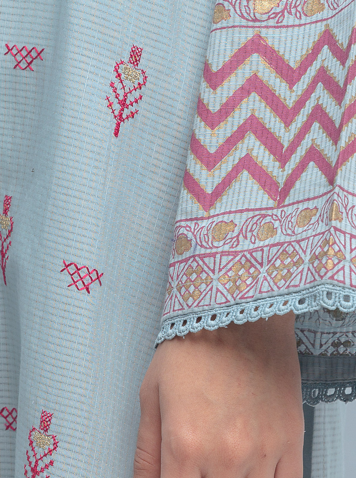 Beechtree - Embroidered Shirt With Pant