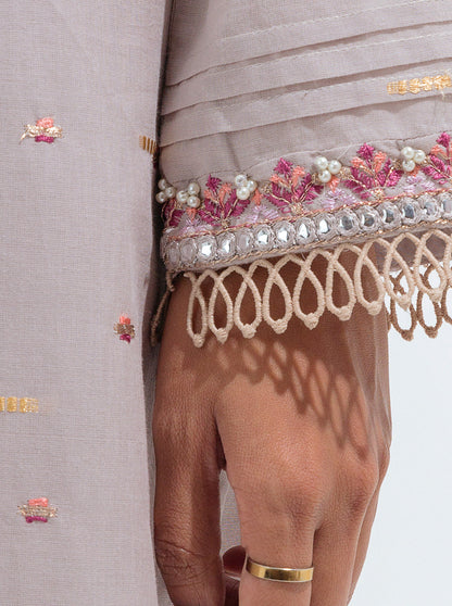 Beechtree - EMBROIDERED JACQUARD SHIRT (LUXURY PRET)