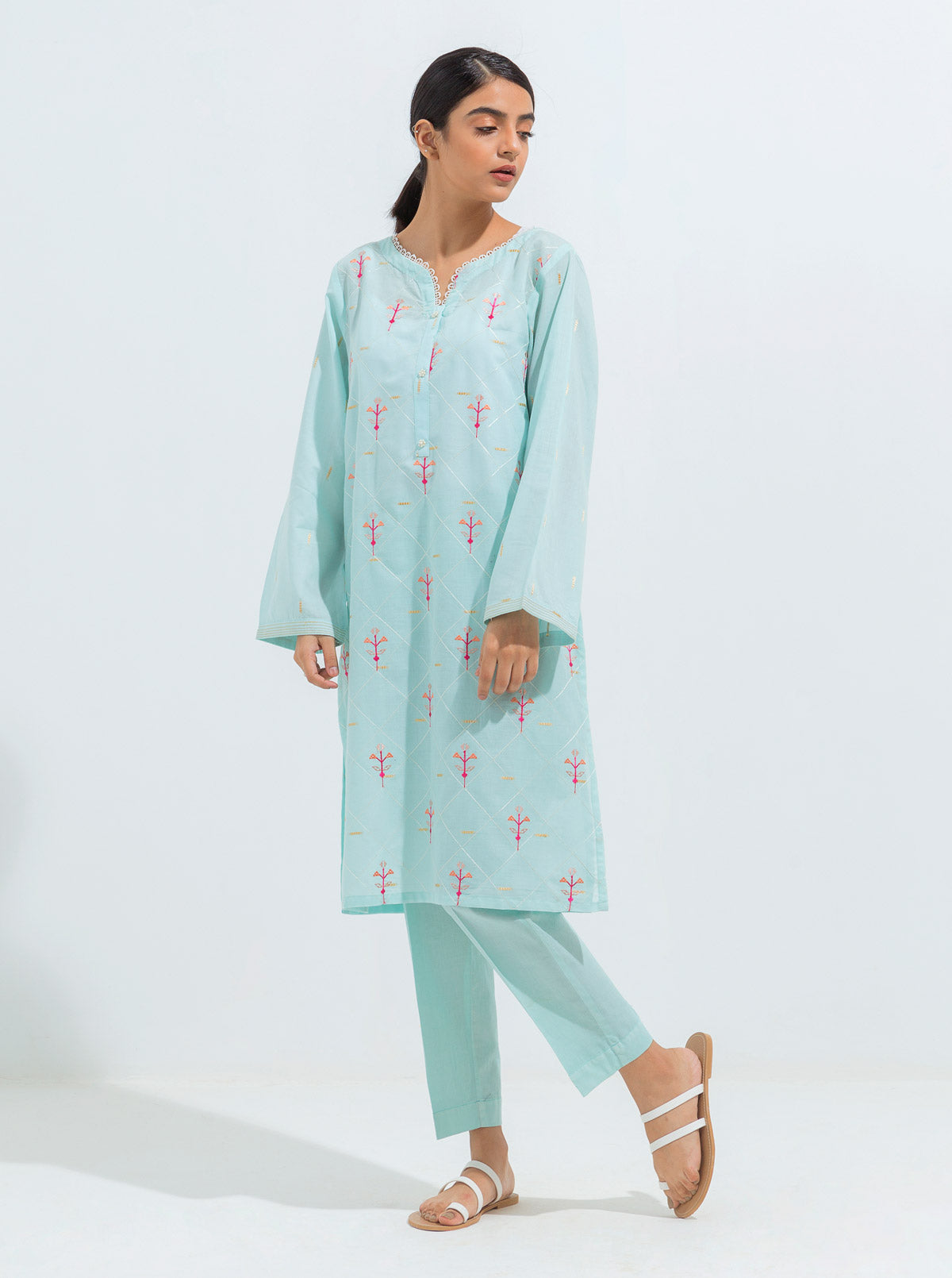 Beechtree - EMBROIDERED JACQUARD SHIRT (LUXURY PRET)