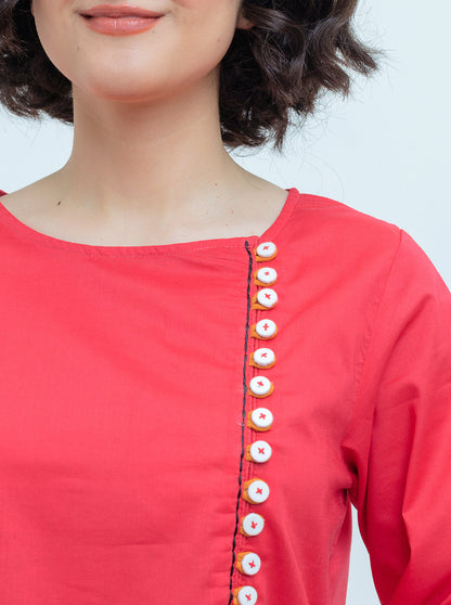 Beechtree - Embroidered Shirt With Pant