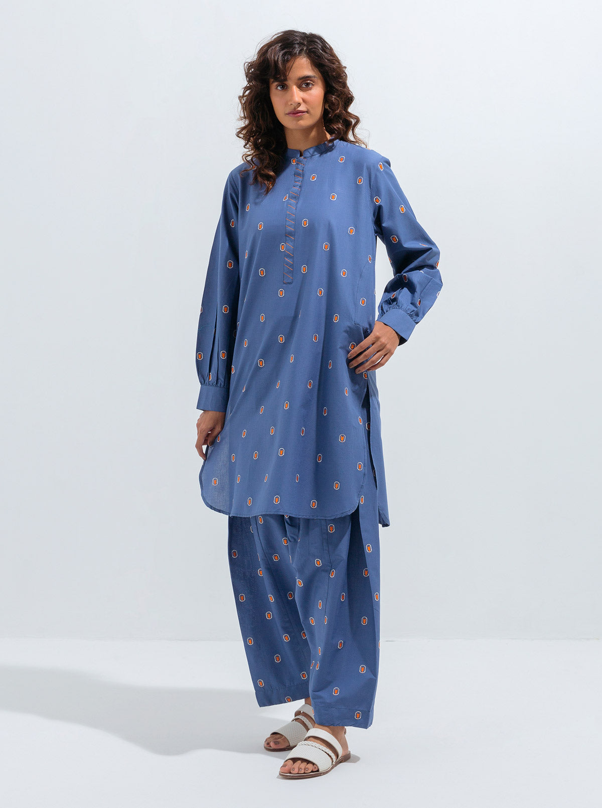 Beechtree - Embroidered Shirt With Pant
