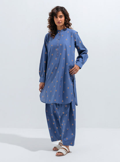 Beechtree - Embroidered Shirt With Pant