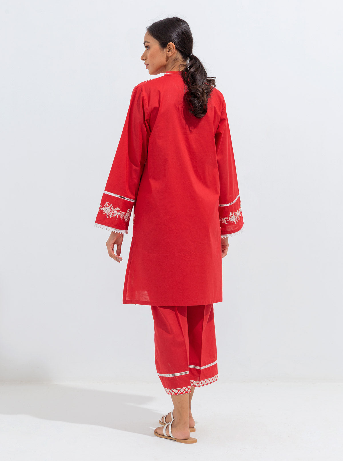 Beechtree - Embroidered Shirt With Pant