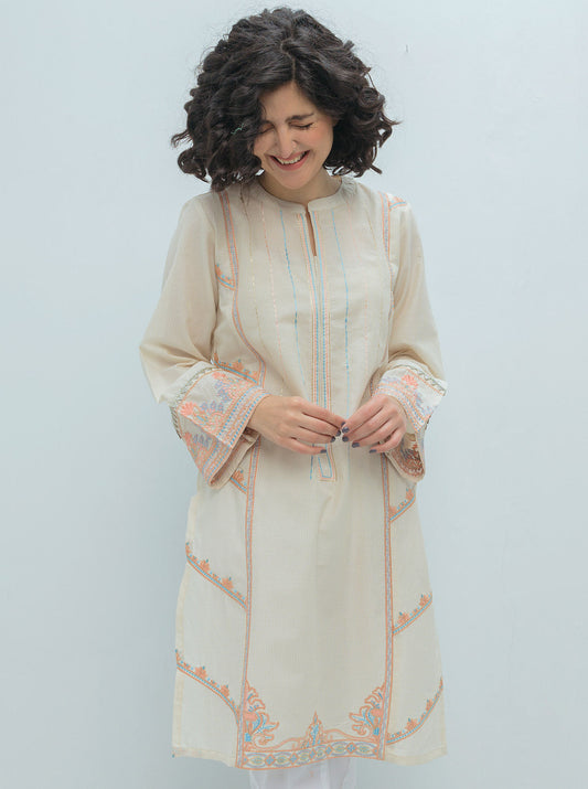 Beechtree - EMBROIDERED LAWN SHIRT (PRET)