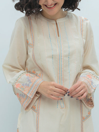 Beechtree - EMBROIDERED LAWN SHIRT (PRET)