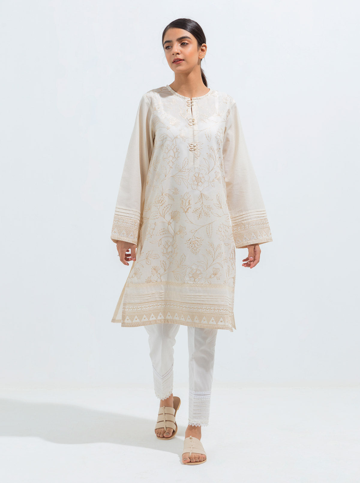 Beechtree - EMBROIDERED LAWN SHIRT (PRET)