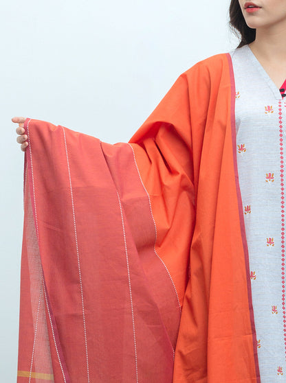 Beechtree - Block Printed Shirt With Dupatta