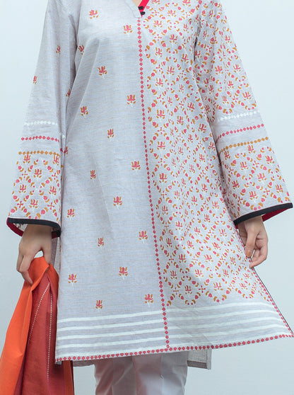 Beechtree - Block Printed Shirt With Dupatta