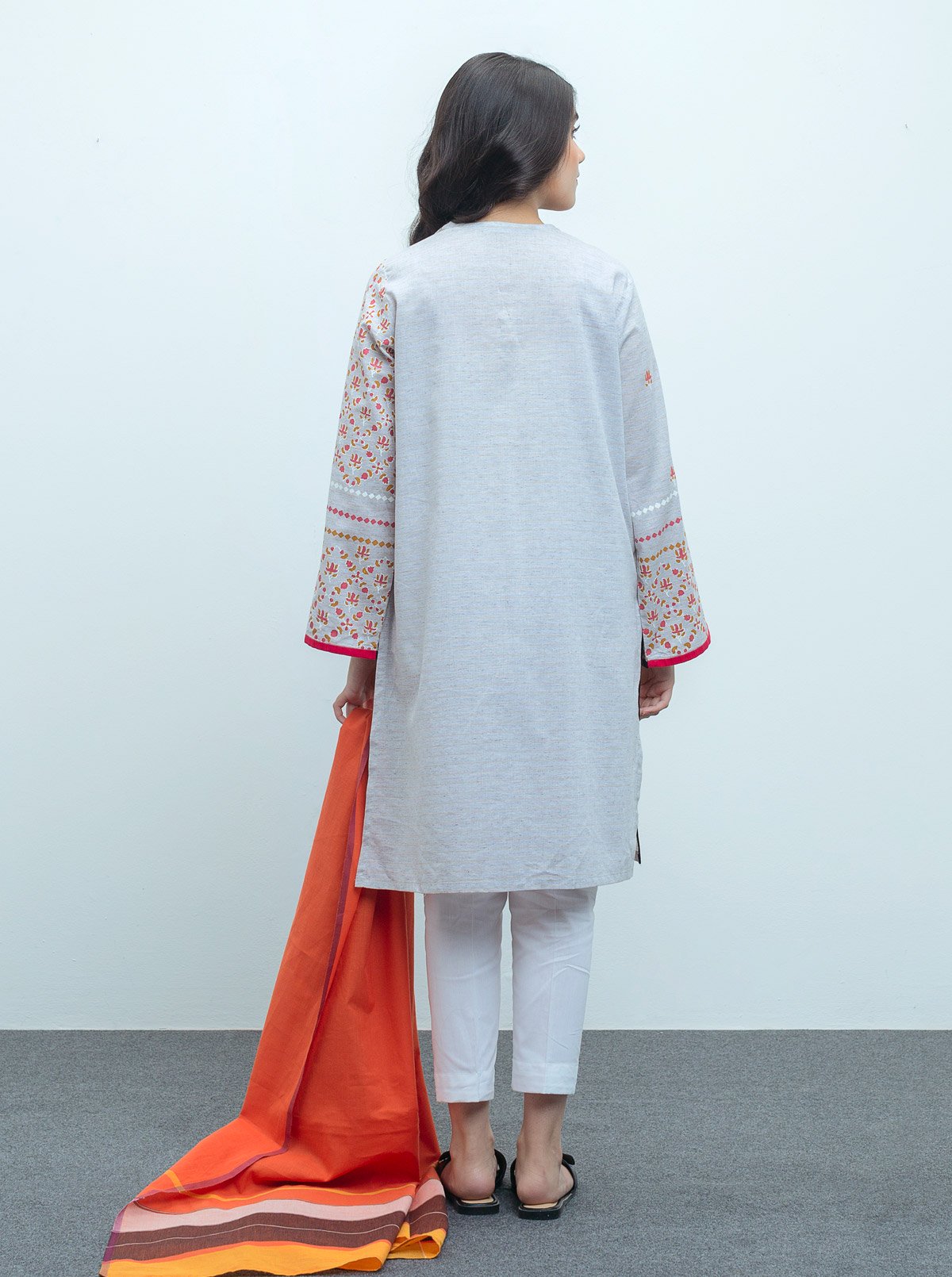 Beechtree - Block Printed Shirt With Dupatta