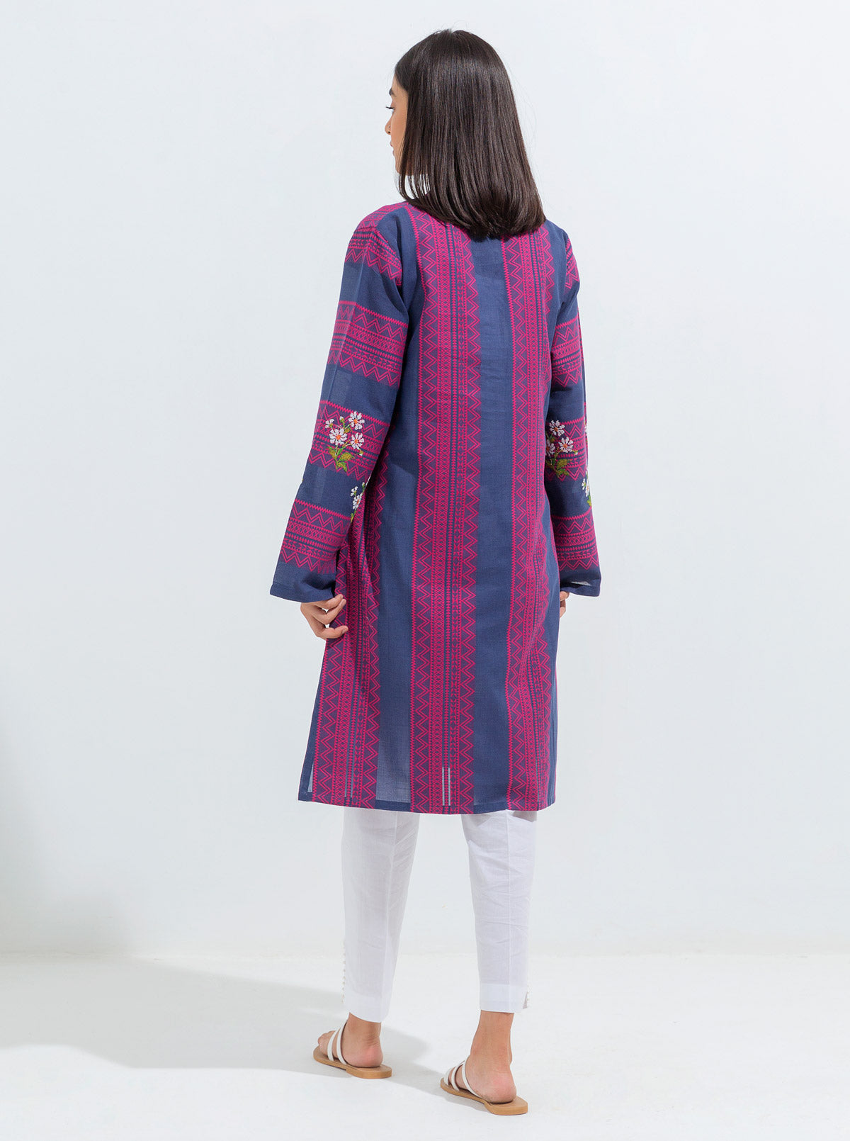 Beechtree - EMBROIDERED JACQUARD SHIRT (PRET)