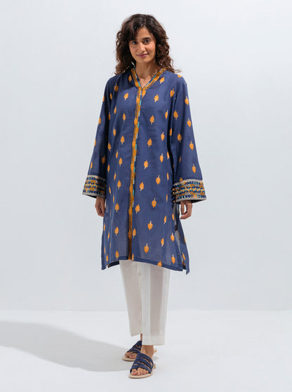 Beechtree - EMBROIDERED JACQUARD SHIRT (PRET)