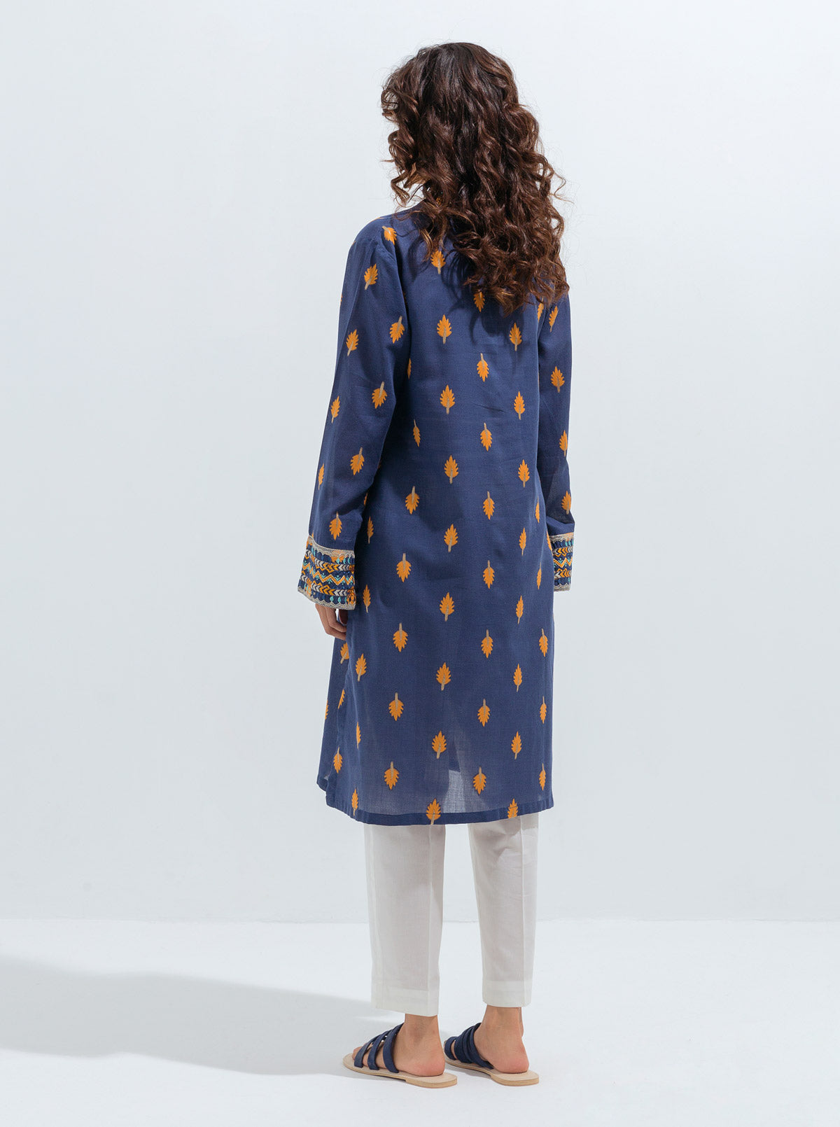 Beechtree - EMBROIDERED JACQUARD SHIRT (PRET)