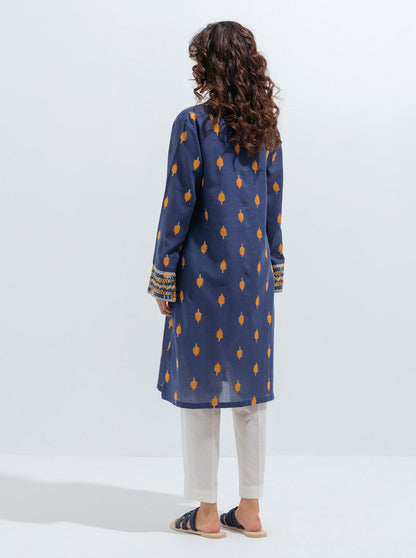 Beechtree - EMBROIDERED JACQUARD SHIRT (PRET)