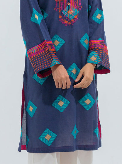 Beechtree - EMBROIDERED JACQUARD SHIRT (PRET)