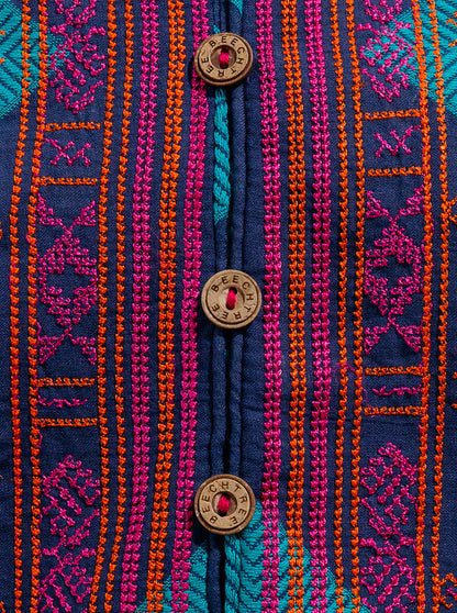 Beechtree - EMBROIDERED JACQUARD SHIRT (PRET)