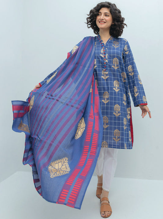 Beechtree - 2 PIECE EMBROIDERED JACQUARD SUIT (PRET)